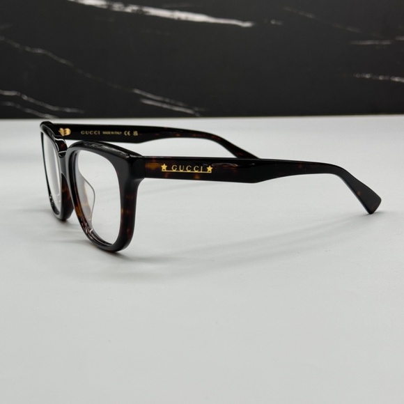 NEW GG1173OA 002 GUCCI EYEGLASSES DARK HAVANA - Picture 6 of 13
